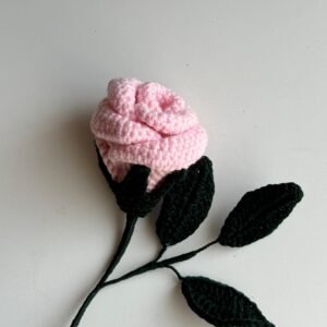 Crochet Open Rose